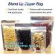 Snack Zipper Bags Food Packaging Stand Up Zip lockk Pouch,PACK flexible stand up pouch with zipper packaging bag for food/