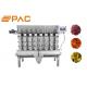 sus304 Fresh Food multi head combination Weigher Filling Machine 0.5g Accuracy 8 Heads