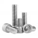 12mm Silver Right Hand Screws / Hex Head Bolts 100pcs for Secure Fastening