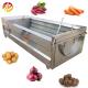 Commercial Catering Vegetable Brush Type Washing and Peeling Machine with 2.2kw Power
