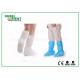 Medical Use PP Coated CPE Boot Covers Non Slip Waterproof Shoe Covers For Cleaning Room