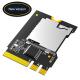 New Version Micro SD Card TF SDHC SDXC To NGFF Key A-E Adapter