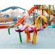 Different Style Spray Park Equipment , Fiberglass Splash Park Equipment