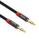 Nylon Braided 3m Stereo Audio Aux Cable With Standard 3.5mm Audio Jack