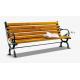 Anti Corrosion Bamboo Park Bench Easy Cleaning Antique Style With Long Using Life