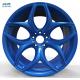 PCD 5-120 Forged Auto Wheels 22 Inch 6061 T6 Blue For BMW