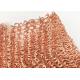 4 Strand 0.15MM Knitted Wire Mesh Pure Copper Round Flat Wire SGS Certificated