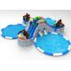 OEM Giant Fun Water Parks Three Pools Equipped Wide Vivid Color Image
