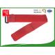 Red Adhesive Tape , Washable Nylon Fasters