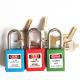 Xenoy Body Steel Shackle Differnt Key Safety Lockout Padlocks with English PVC Tag