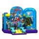 Inflatable Ocean Theme Combo Bounce House With Slide