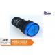 AD22-22DS high brightness Led indication lamps with blue color