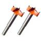 Woodworking Forstner Drill Bit With Tungsten Carbide Tipped Orange Color Painting