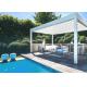 Pool Aluminum Retractable Outdoor Roof , Retractable Roof Shade PVDF Coating