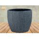 Grey Pots Resin Plant Pots Round Planters Outdoor Pot Planters Clay Pots Garden Flowerpots Pot Flower