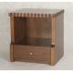 Wooden 5-star hotel furniture stone top night stand/bed side table NT-0016