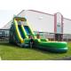 Durable Plato PVC Tarpaulin Inflatable Water Slides , Inflatable Garden Water Slide