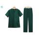 Polyester Cotton Reusable Scrub Suits Nurse Uniforms Gown Hospital Cloth