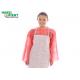 70x80cm Dust Proof Disposable Polypropylene Nonwoven Apron For Kitchen Or Food Handling