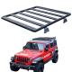 Black Powder Coat Off Road 4X4 Accessories Aluminum Roof Rack for Jeep Wrangler JL