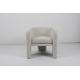 Lambswool Lazy Sofa Cream White Boucle Chair Lamb Wool Lounge Accent Single