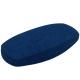 Blue Iron Frame Clamshell Hard Leather Glasses Case