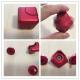 Anti-anxiety Cube Hand Spinner, New Style Cube High Speed Stress Reducer EDC Fidget Finger Spinner Toy-- Red
