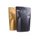 Eco-frendly resealable 8oz 16oz 32oz aluminum foil flat bottom coffee bean packaging plastic Zipper bag with Valve