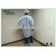 Single Use Shirt Style Collar Protective Lab Coat With Velcros Closure