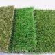 Removable Recycled Artificial Grass Carpet Green Color Easy Installation Cesped