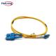 Customized Length 1m 3m 5m 10m 15m Simplex Fiber Optic Patch Cord Single Mode