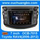 Car wholesaler dvd gps for Toyota RAV4 (2006-2012) with VCD TV Steering wheel control car auto stereo radio OCB-7015