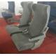 First Class Luxury Plastic Bus Seats With Armrest Standard Size Long Lifetime
