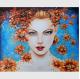 Contemporary Figurative Oil Painting Art Female Portrait Painting Newest Style