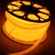 DC12V slim round PVC tube neon light 16mm 360 degree orange led neon flex SMD2835