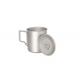 420ml Pure Titanium Cookware Ultralight Titanium Camping Pot Cup 90g Weight