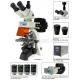 Fluorescence Trinocular Microscope , 40X - 1600X A16.0802 Compound Microscopes