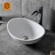 Seamless Joint Solid Surface Wash Basin Countertop For Villa