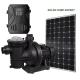 DC Solar Powered Swimming Pool Water Pump For Ground Park Pool High Pressure