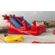 inflatable spider man bouncy castle , inflatable dry slide , inflatable slide