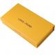 CMYK Rigid Yellow Magnetic Closure Gift Box