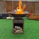 Outdoor Cooking Corten Steel Hemisphere Fire Pit D1000mm Abrasion Resistance