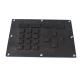 Dynamic Waterproof Plastic Industrial Metal Keypad With RS232 Interface