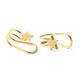 Philippines No Hole Gold Stainless Steel Star Clip On Earrings