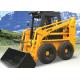 1400 Kg Tipping Load 4WD Skid Steer Loader With Bobcat Attachments 40° Dumping Angle