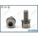 Stainless Steel 304 Socket Cap SEMS Screws with Double Washers