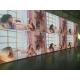 P4.81 Indoor LED Video Wall Full Color portable led curtain video wall for electronic advertising