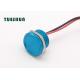 Blue Shell Piezo Push Button Switch Touch On / Off With CE RoHS Certication