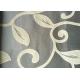 Polyester Black And White Jacquard Fabric Sofa Cover Anti Static