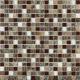 Temperature Resistant Mosaic 4x4 4mm Rectangular Glass Bricks